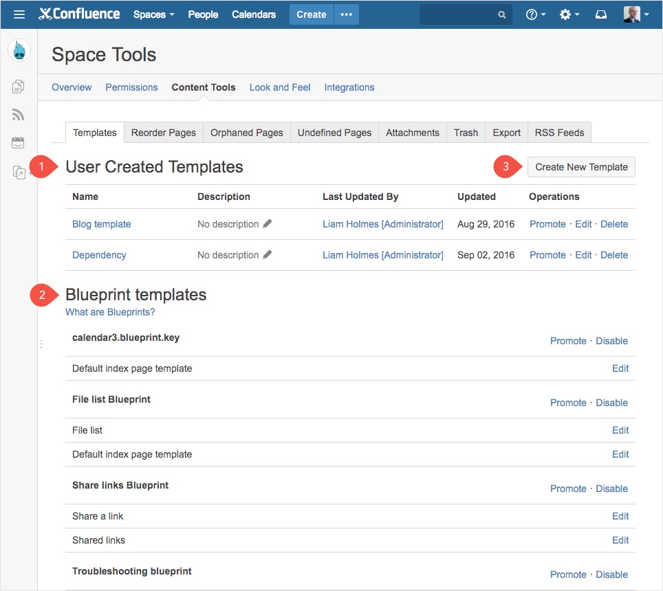 Learn how to create your own Confluence blueprints